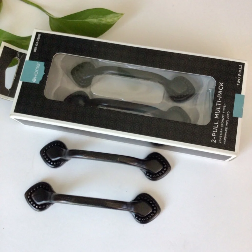 4 pack drawer pulls venetian bronze finish